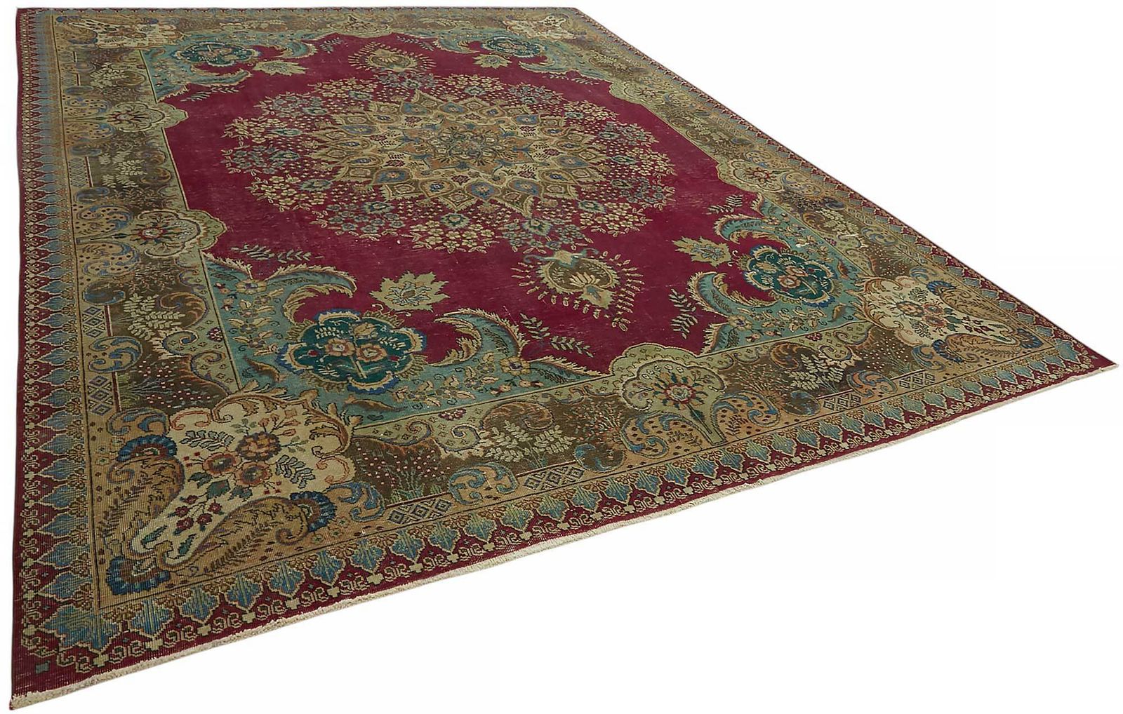 Vintage Hand Knotted Large Area Rug 301 Cm X 388 Cm photo furniture
