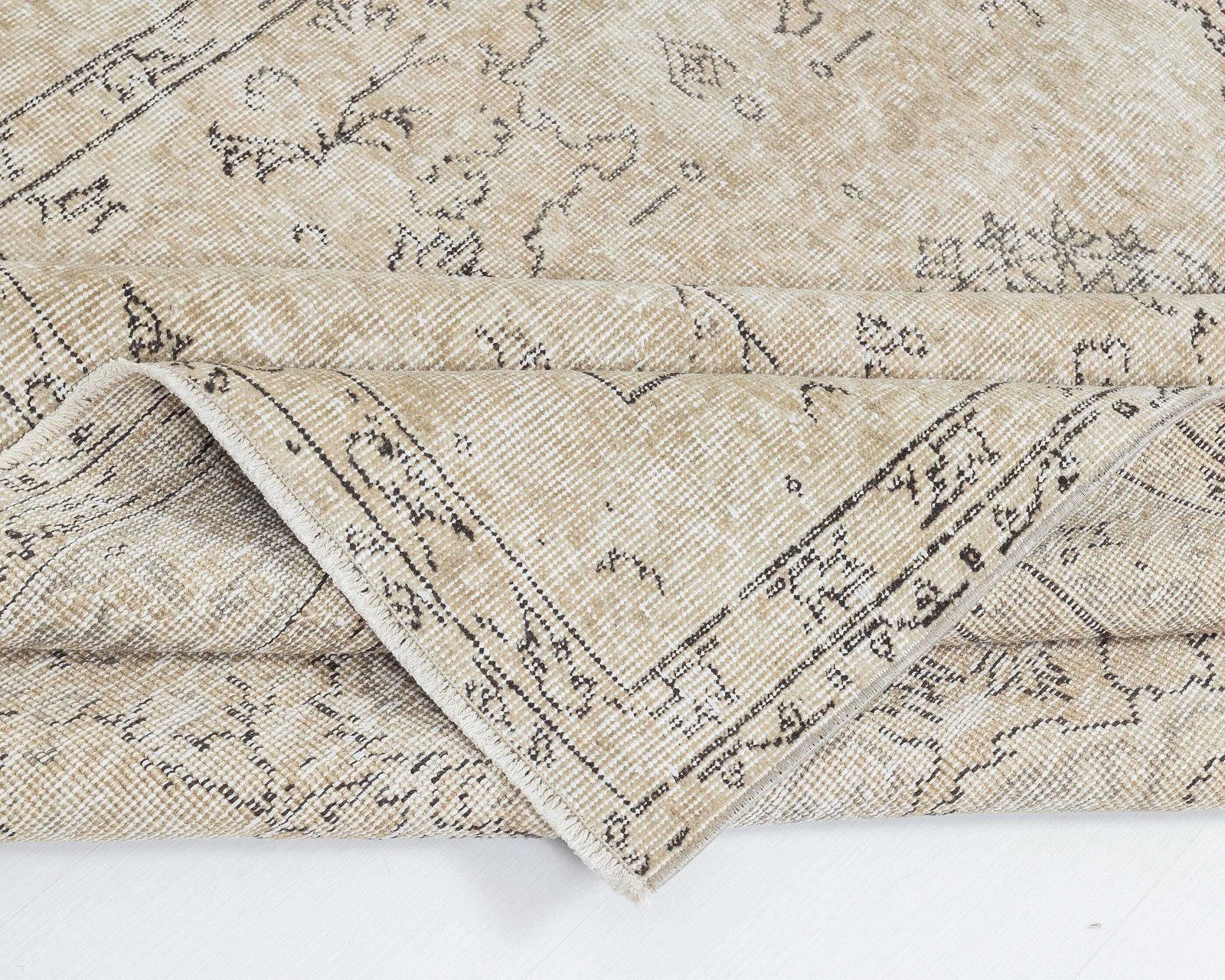 photo furniture 5x8 Turkish Rug, Neutral Vintage Rug, Antique Handmade Rug, Oushak Rug, Anatolian Rug, Low Pile Rug, Naturel Rug, Faded Rug,Area Rug