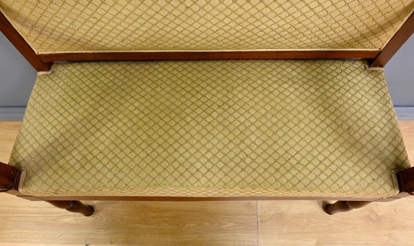 Mahogany Landing Sofa, Restoration Period – Part 1 Of The 19th Century photo Furniture