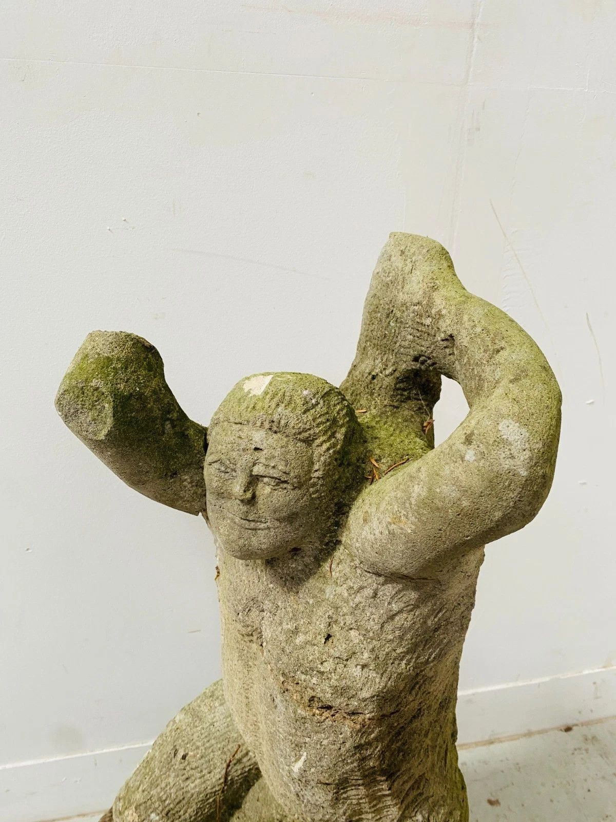 photo furniture Minimalist Folk Art Stone Sculpture. 20th Century.