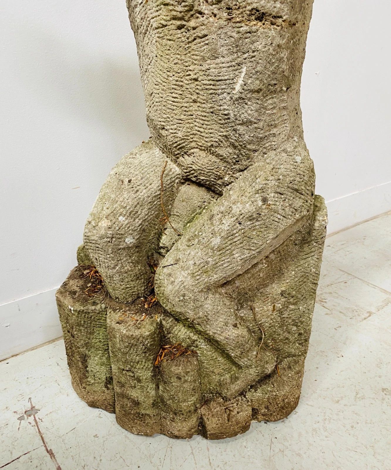 photo for sale Minimalist Folk Art Stone Sculpture. 20th Century.