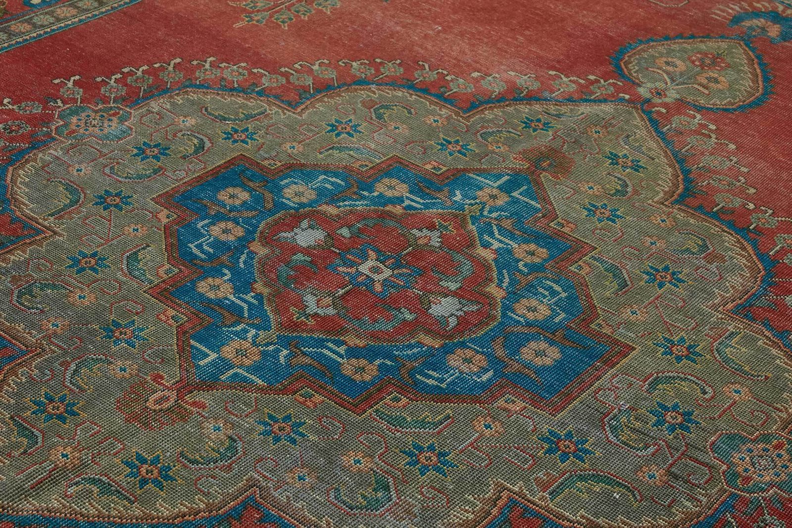 Large Vintage Hand Knotted Area Rug 291 Cm X 384 Cm photo 2659.0