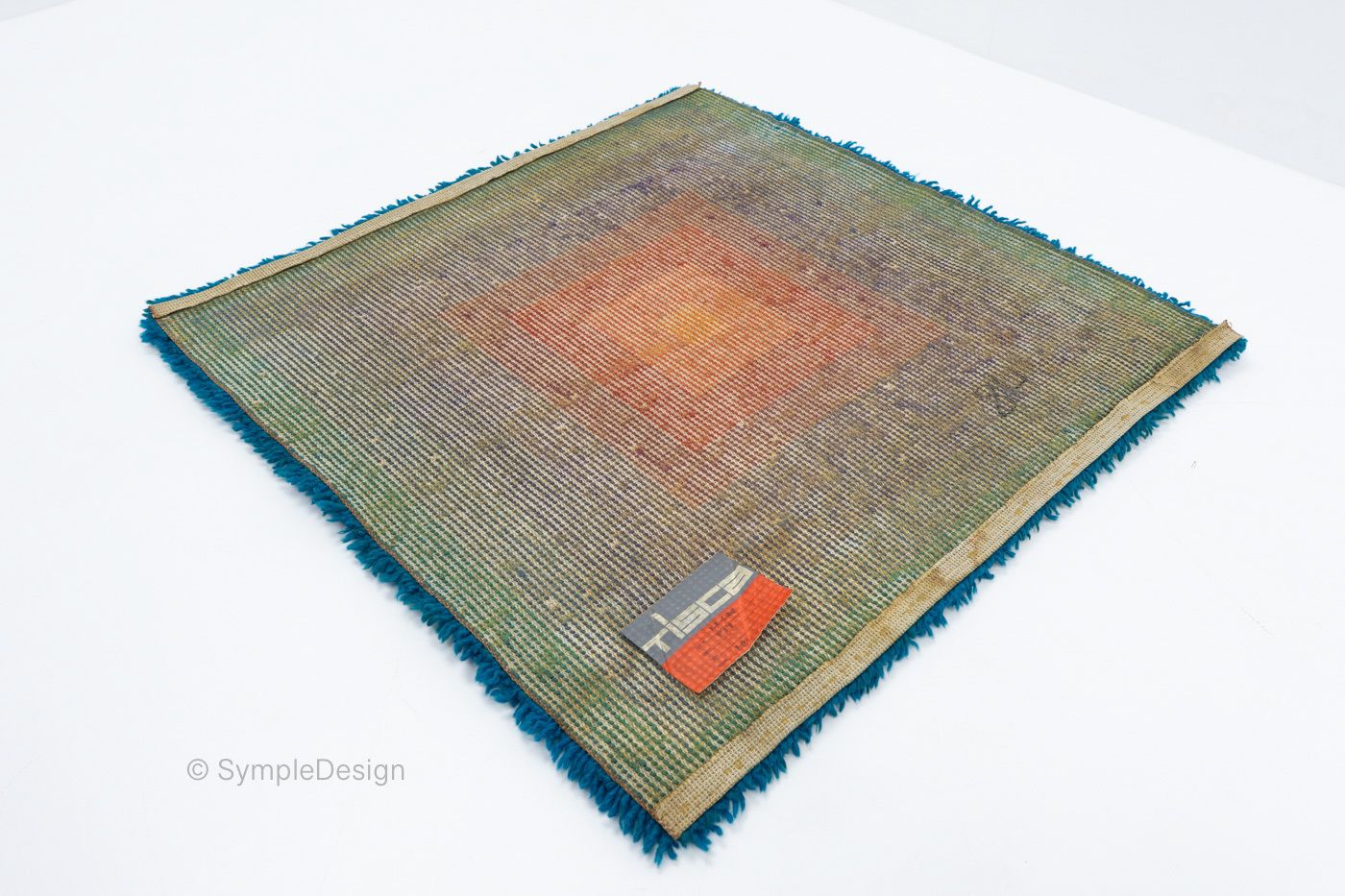 Textiles Verner Panton Square Rug, Mira Carré – 1970s photo