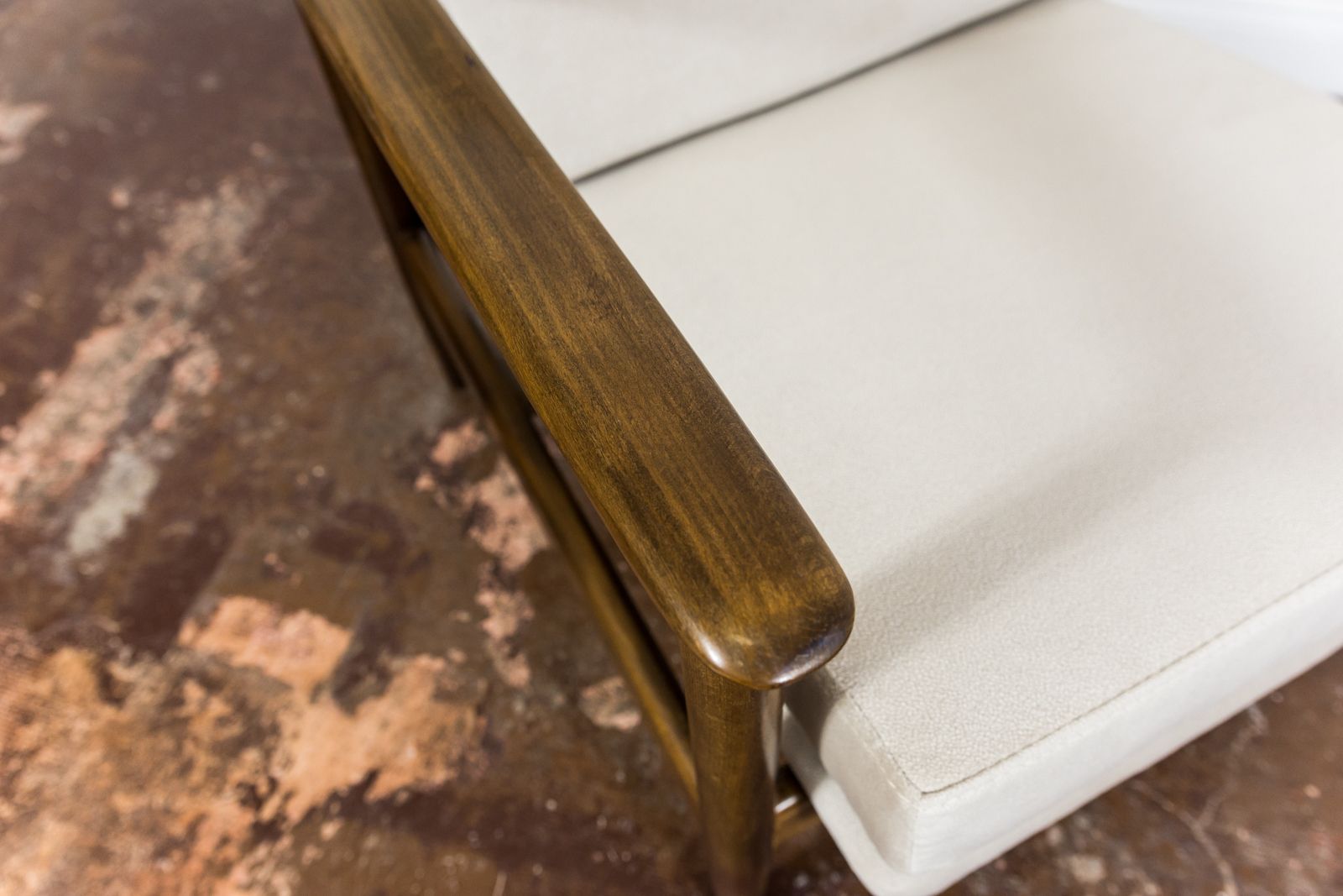 Furniture Vintage Club Chair "Gfm 142" Designed By Edmund Homa, Gfm, Poland, 1960’s photo