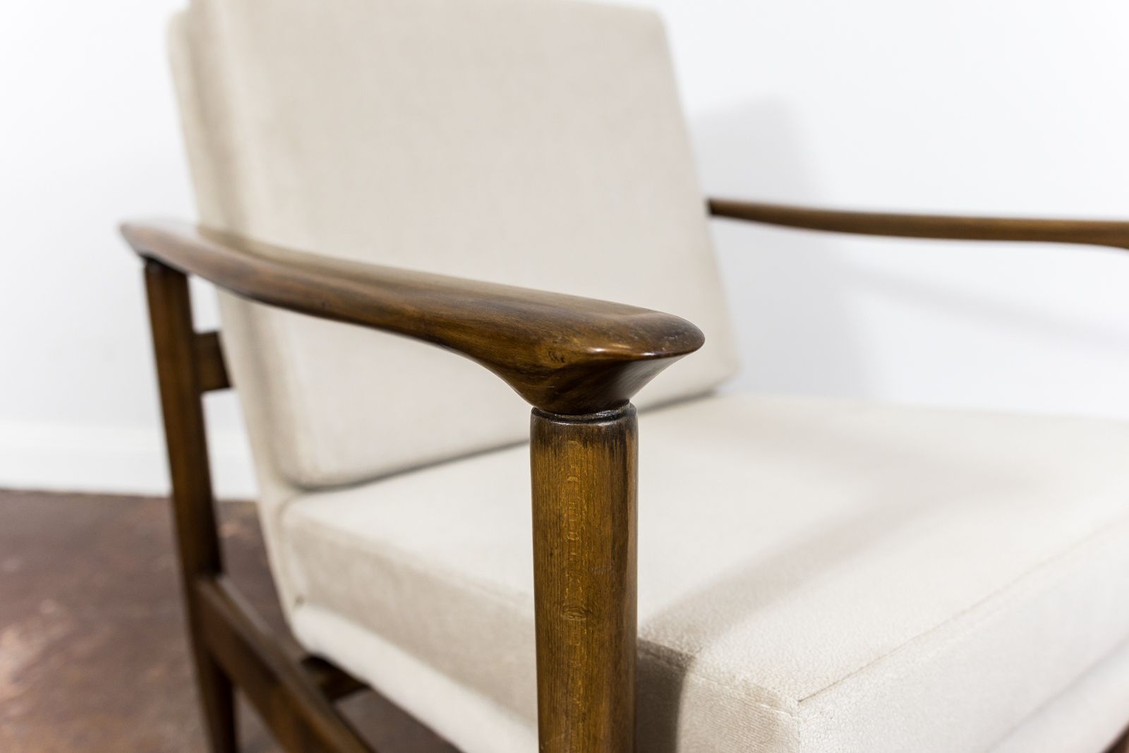 Vintage Club Chair "Gfm 142" Designed By Edmund Homa, Gfm, Poland, 1960’s photo vintage