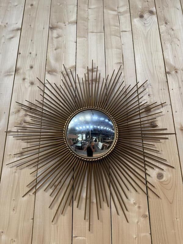 Miroir De Sorcière Bombé Signe Chaty Vallauris