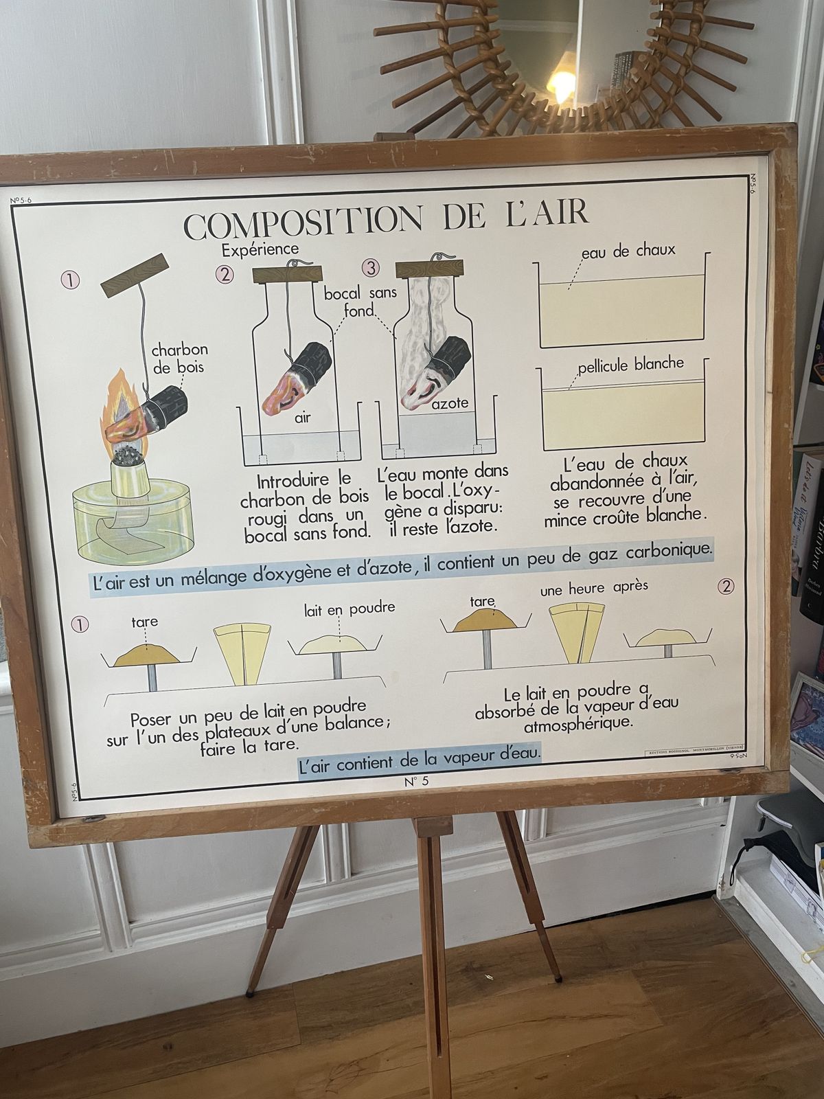 Vintage French 11  Educational Science Posters With 1 Frame By Rossignol Of Montmorillon Vienne photo vintage
