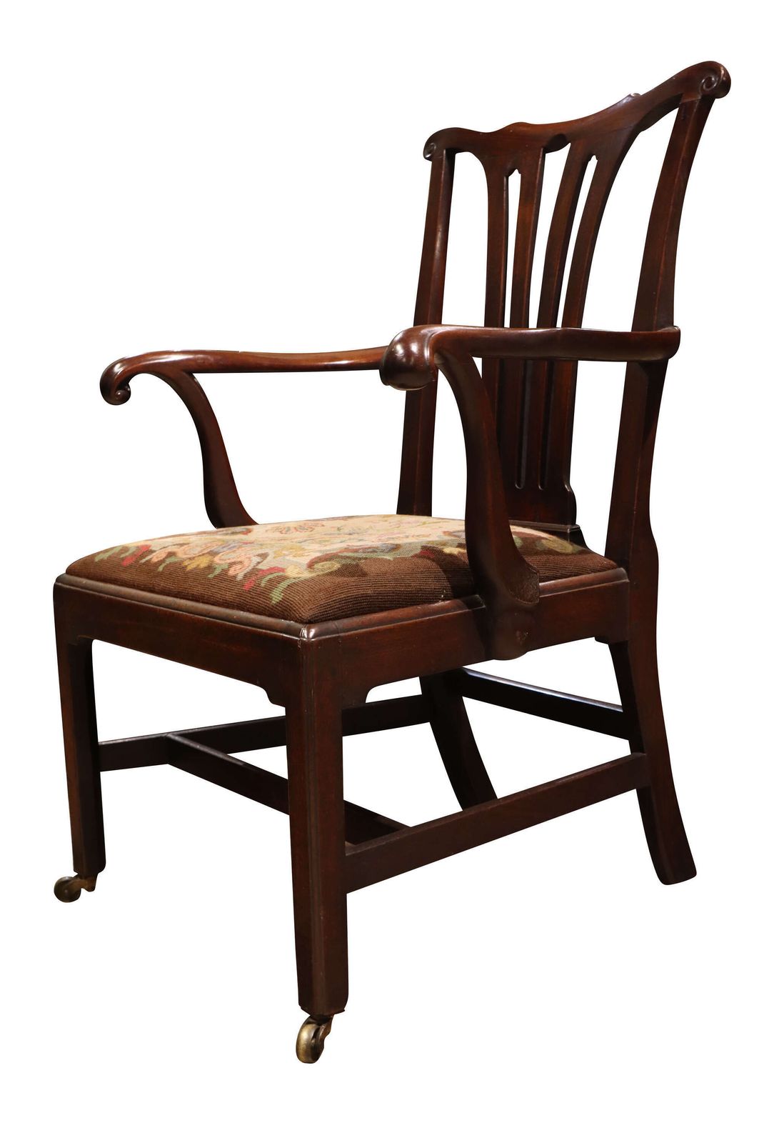 A Fine George II Mahogany Armchair, Circa 1750 photo furniture