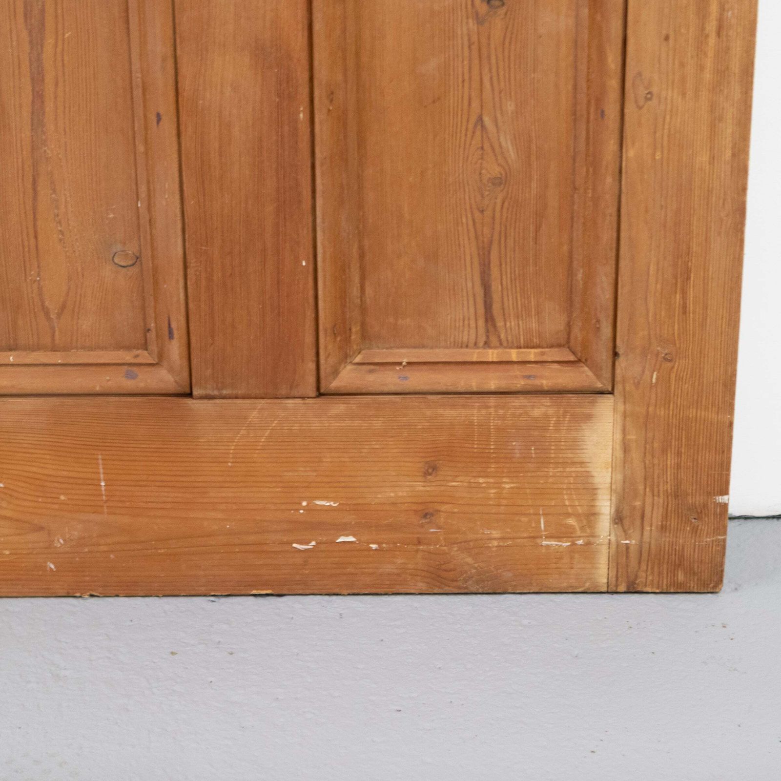 Antique 4 Panel Stripped Door 194cm X 83cm photo for sale