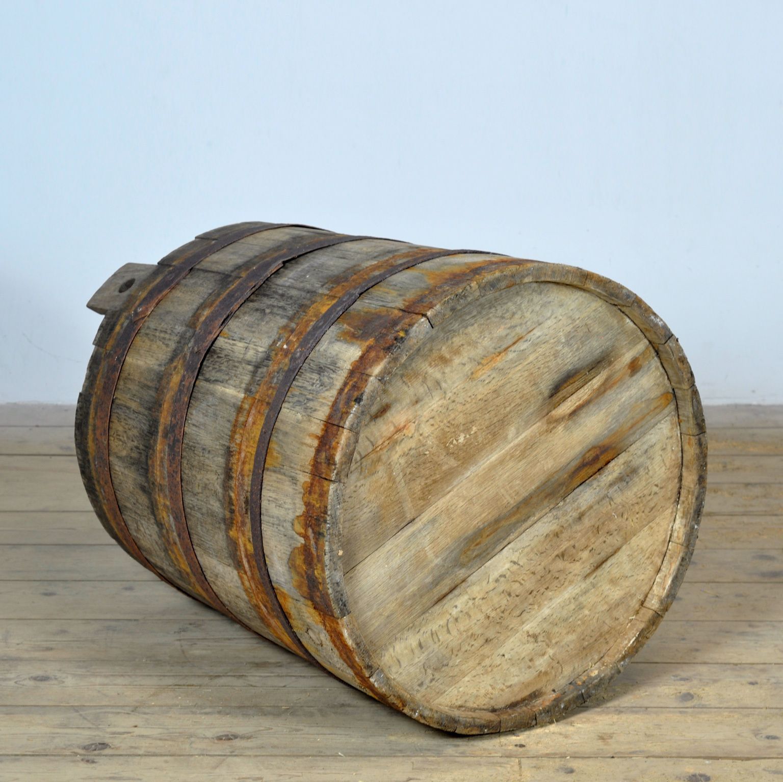 Oak Barrel/Planter, Circa 1920 photo 150.0