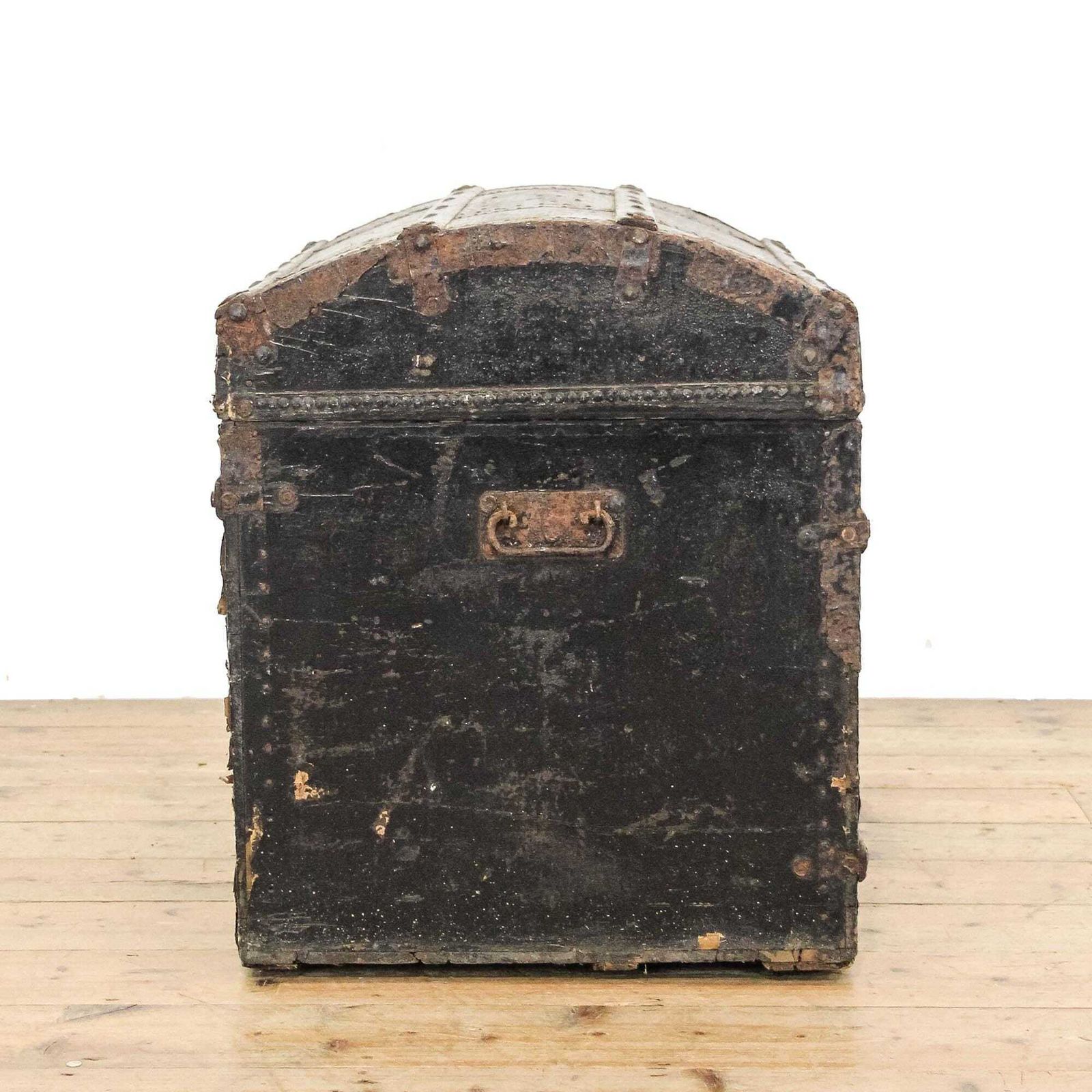 Vintage Domed Trunk | Antique Furniture | Antique Trunk | Antique Storage | Pine Trunks | Blanket Box photo furniture