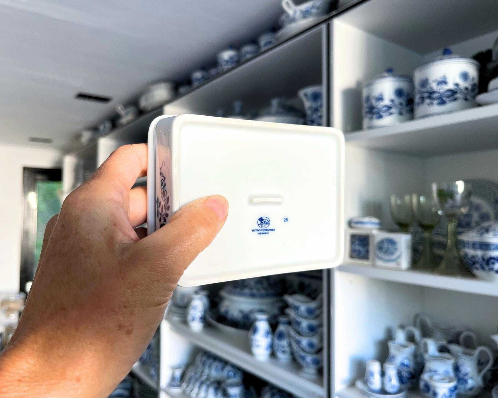 Blue Onion Cigarette Box | Trinket Or Jewelry Storage | Blue And White photo 101.0