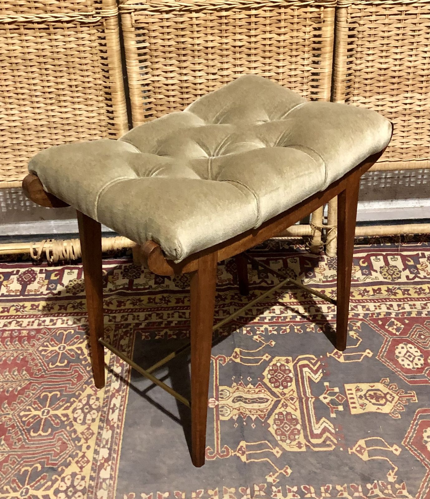 photo furniture Handsome Retro Teak Stool