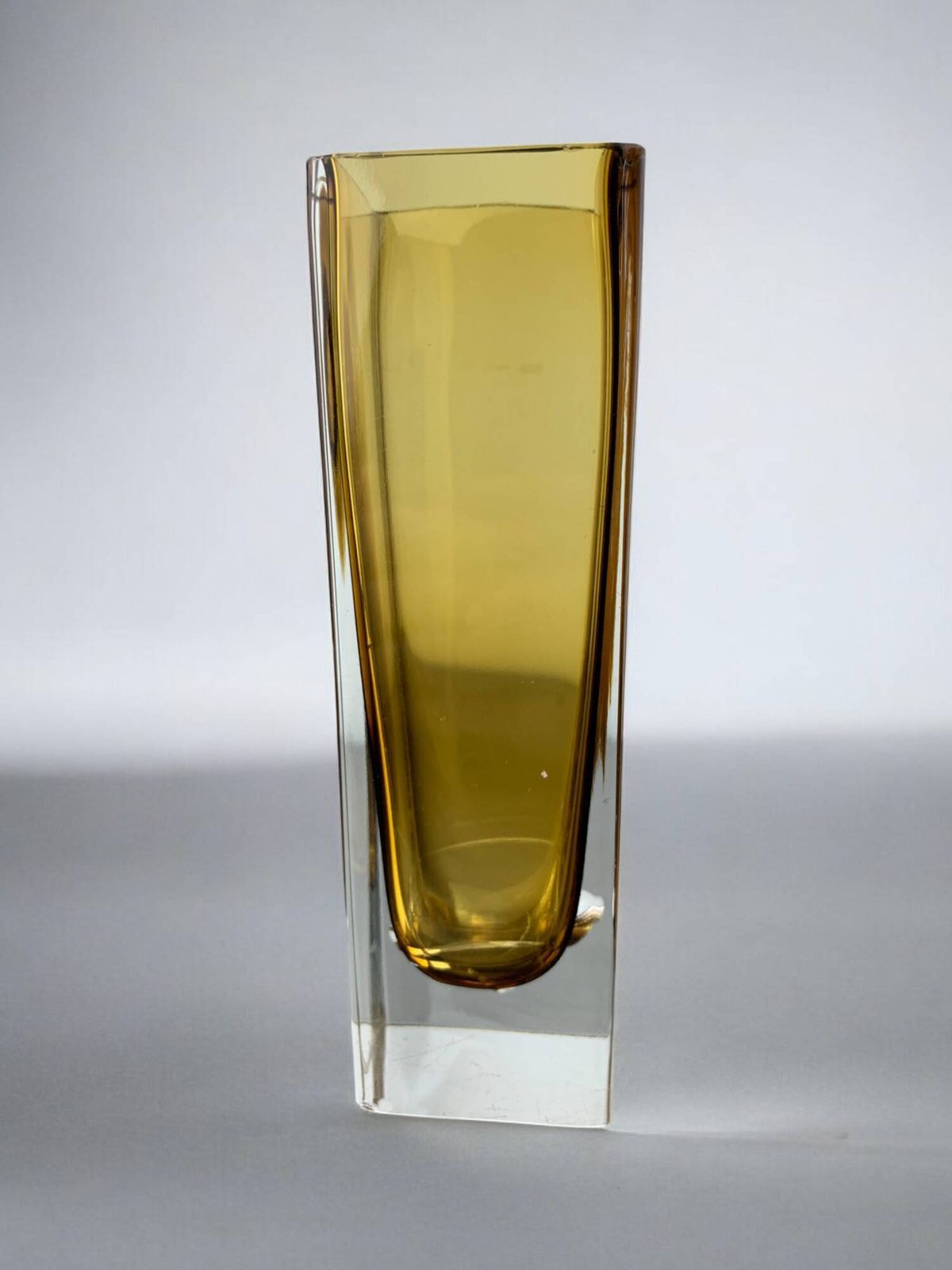 Page 1 Of 7 Yellow Sommerso Vase, Murano Glass, Italy, 1970 photo furniture