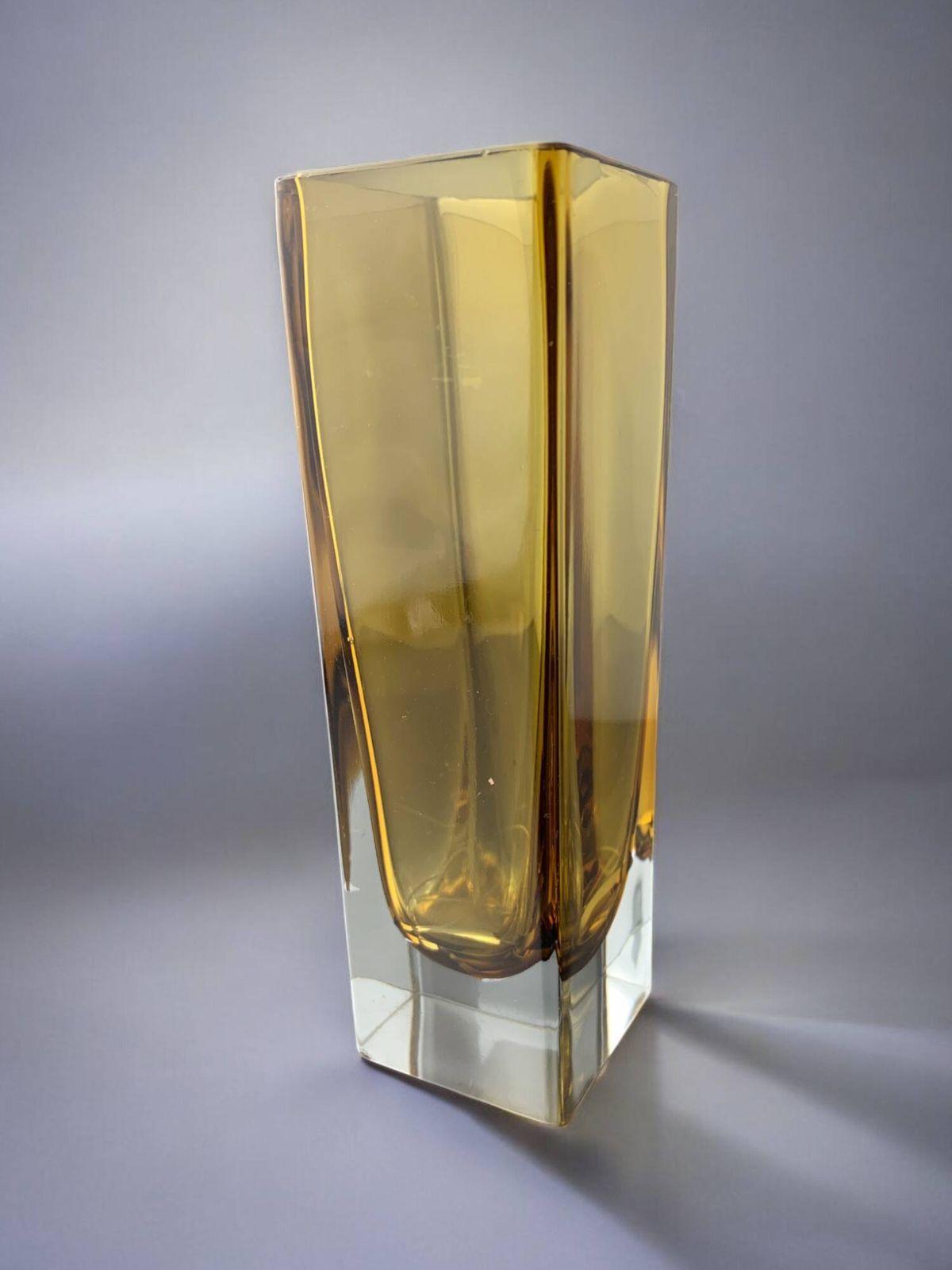 Page 1 Of 7 Yellow Sommerso Vase, Murano Glass, Italy, 1970 photo Home Decor