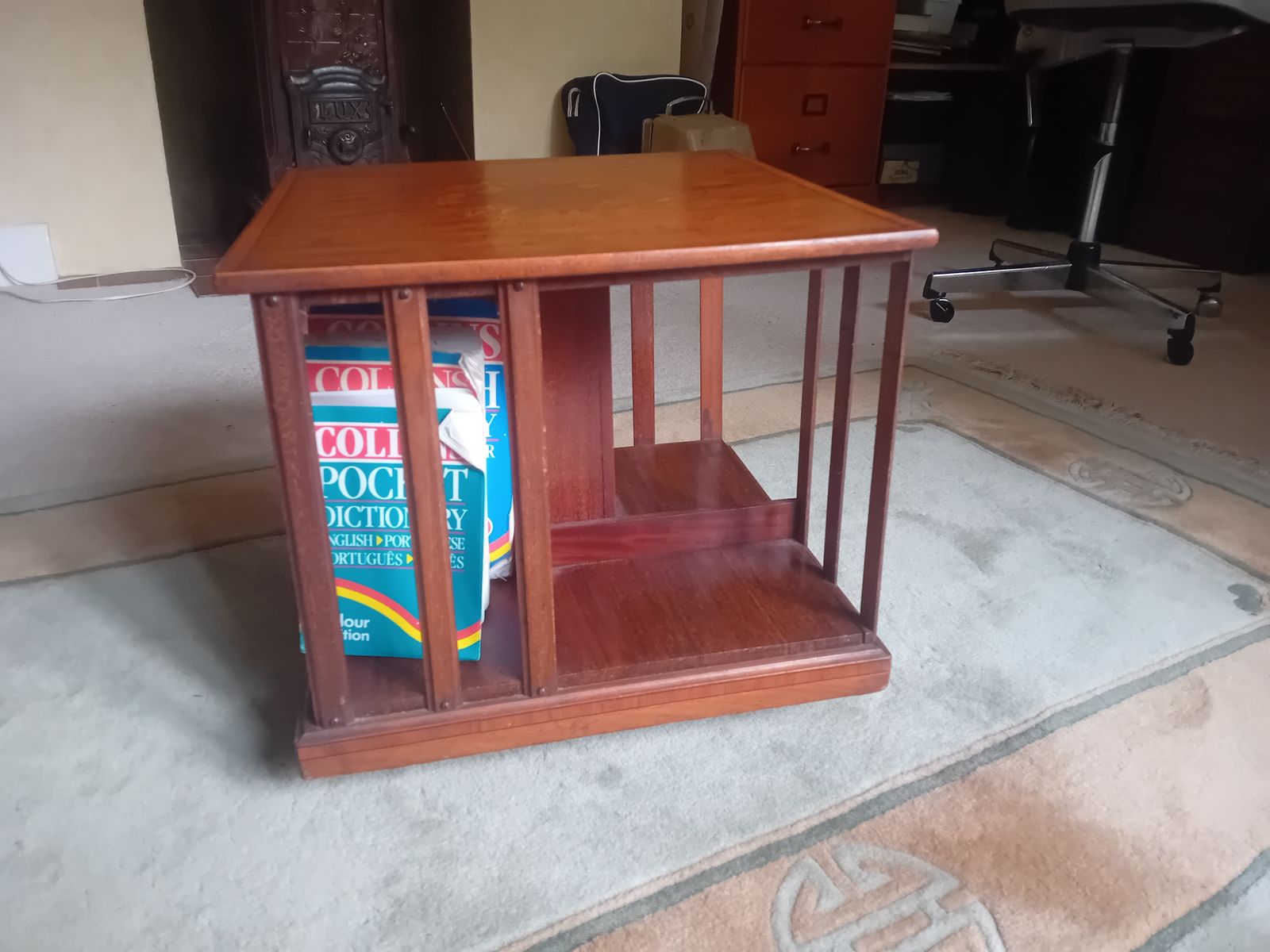 Revolving Antique Book Stand photo furniture