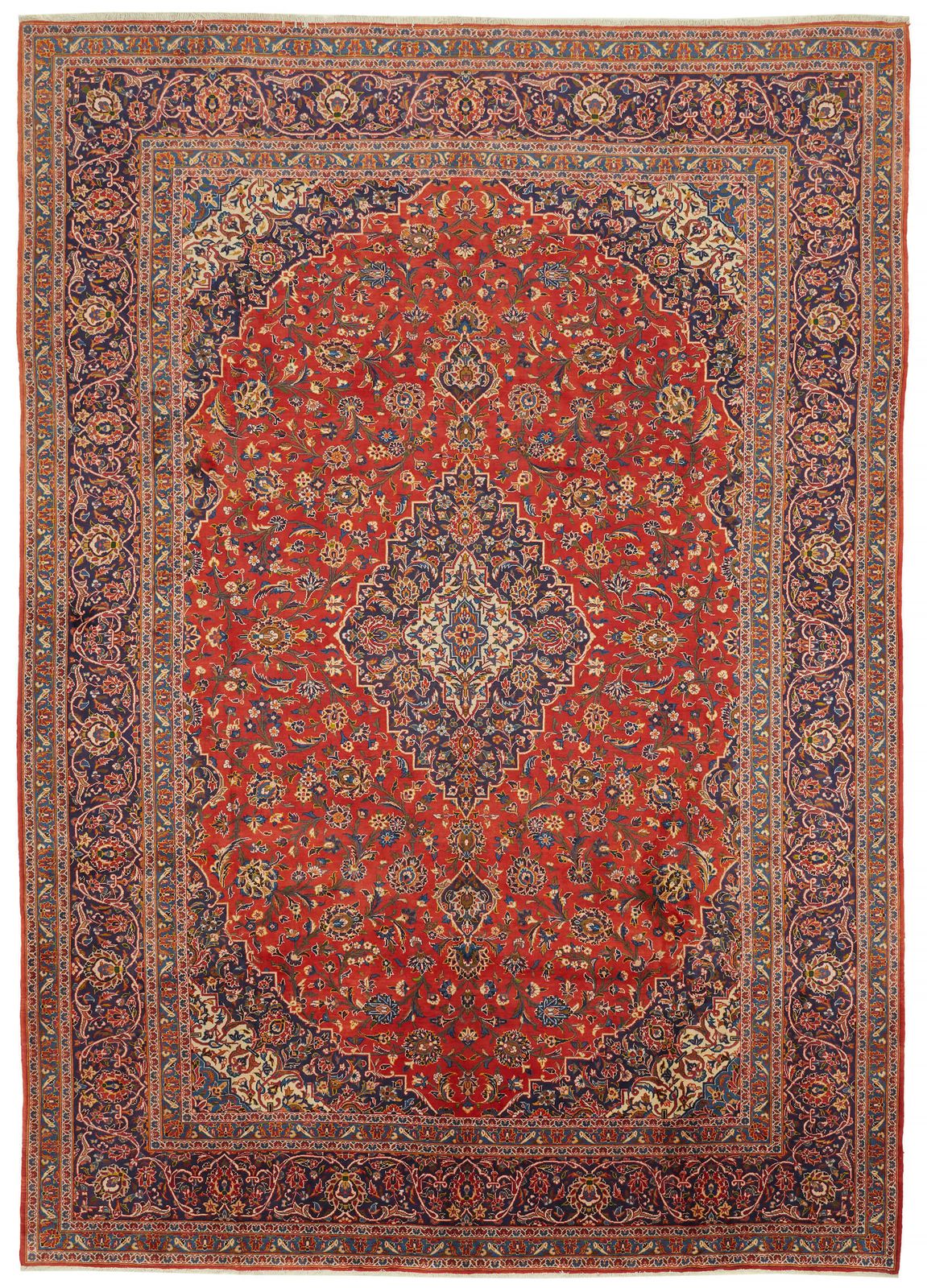10x14 Vintage Hand Knotted Rug   47151