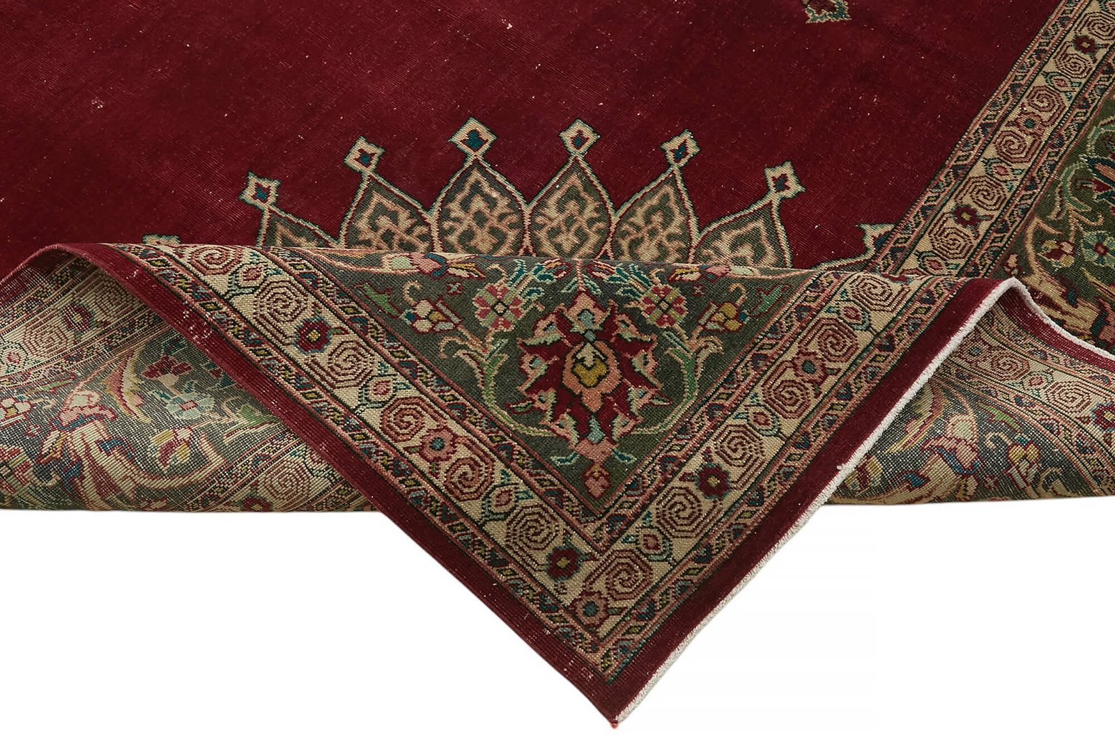 9x12 Vintage Hand Knotted Rug 47185 photo vinterior