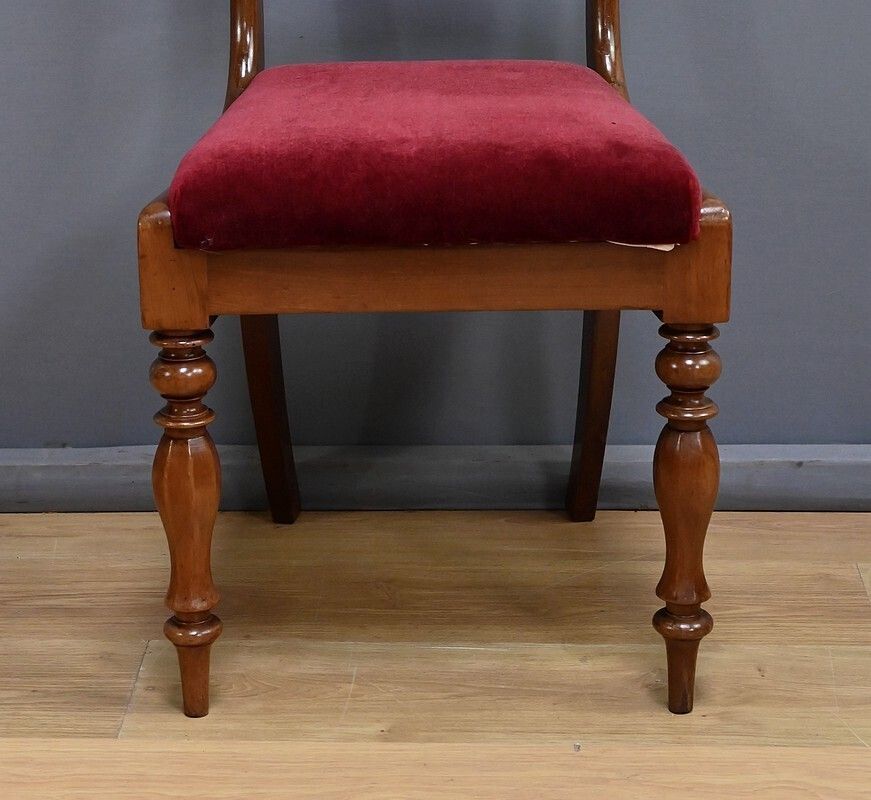 Furniture Set Of 5 Victorian Mahogany Chairs, England – Part 2, 19th Century photo