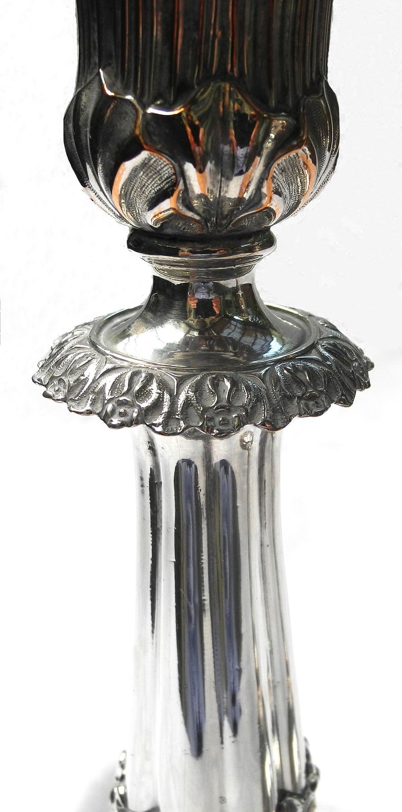 Pair Of Antique Sheffield Plate  Candlesticks, Circa 1815 1820 photo 175.0