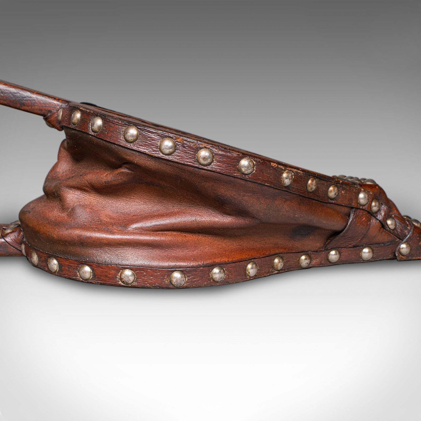 Home Fixtures Antique Fireplace Bellows, English, Oak, Leather, Fire Tool, Victorian, C.1880 photo