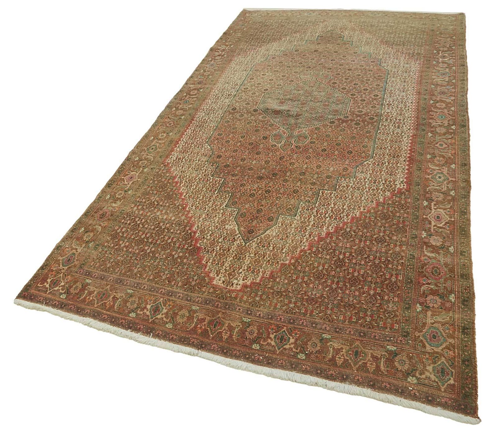 Vintage Hand Knotted Large Area Rug 152 Cm X 332 Cm photo for sale