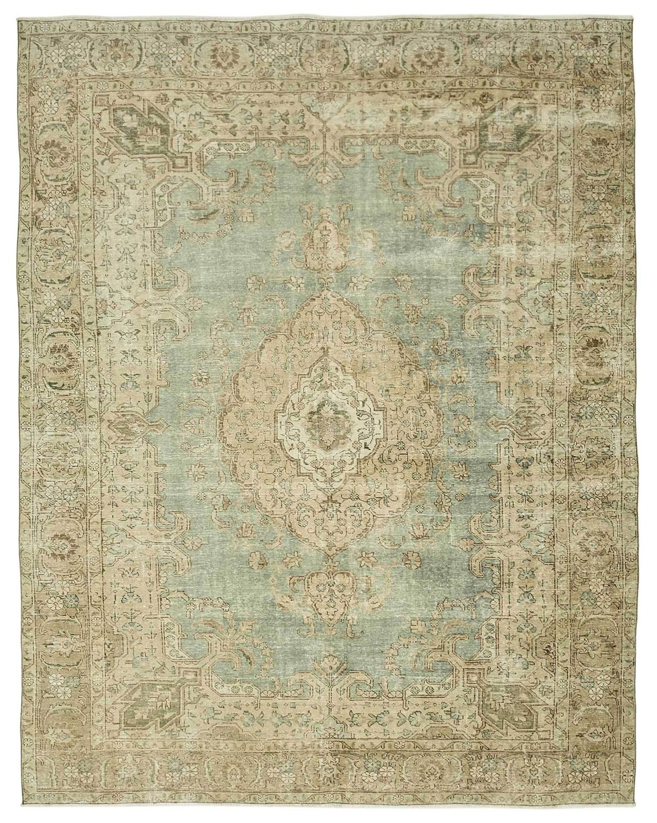 Vintage Hand Knotted Rug 294 Cm X 381 Cm