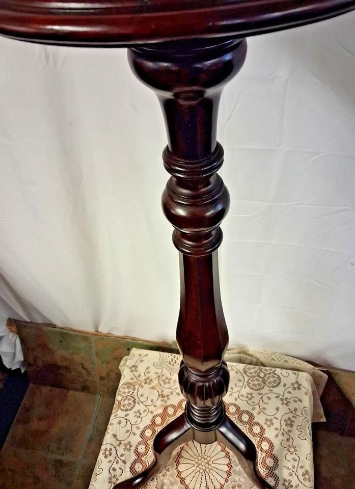 Antique Mahogany Plant Lamp Stand With 1887 Markings A Rare Find photo buy