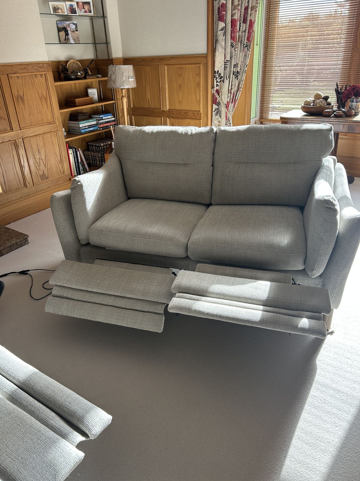 photo buy Calypso 2 Seater Motion Lounger,Plus Cuddler Motion Lounger, Pearl
