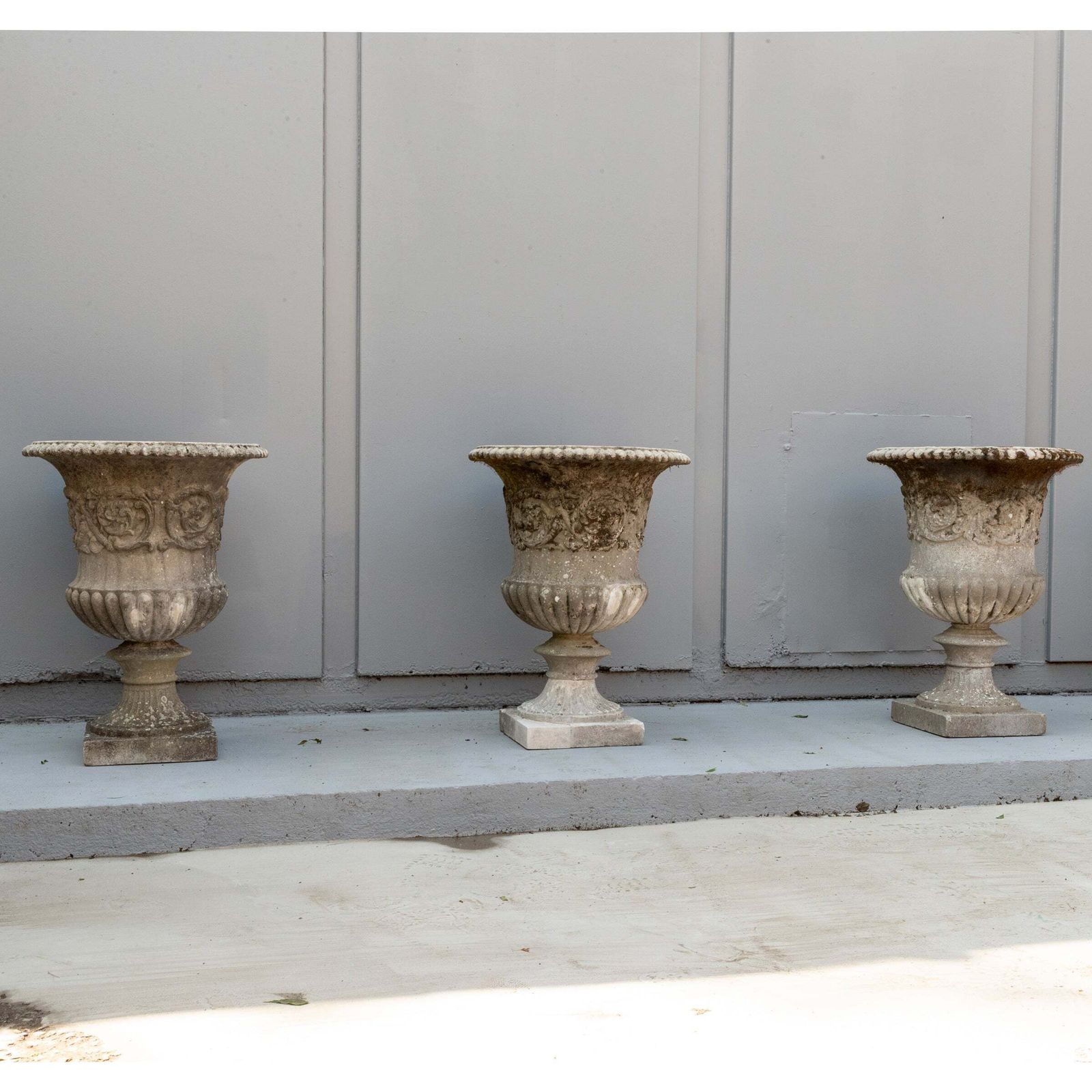 Garden Decor Antique Stone Urns | 3 Available photo