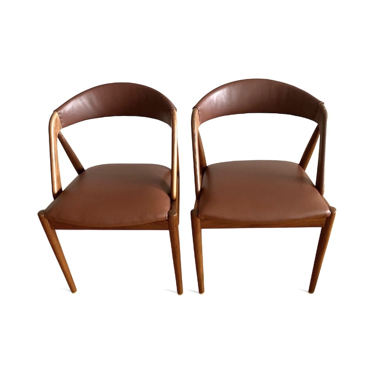 Pair Of Mid Century Chairs By Kai Kristiansen photo vinterior