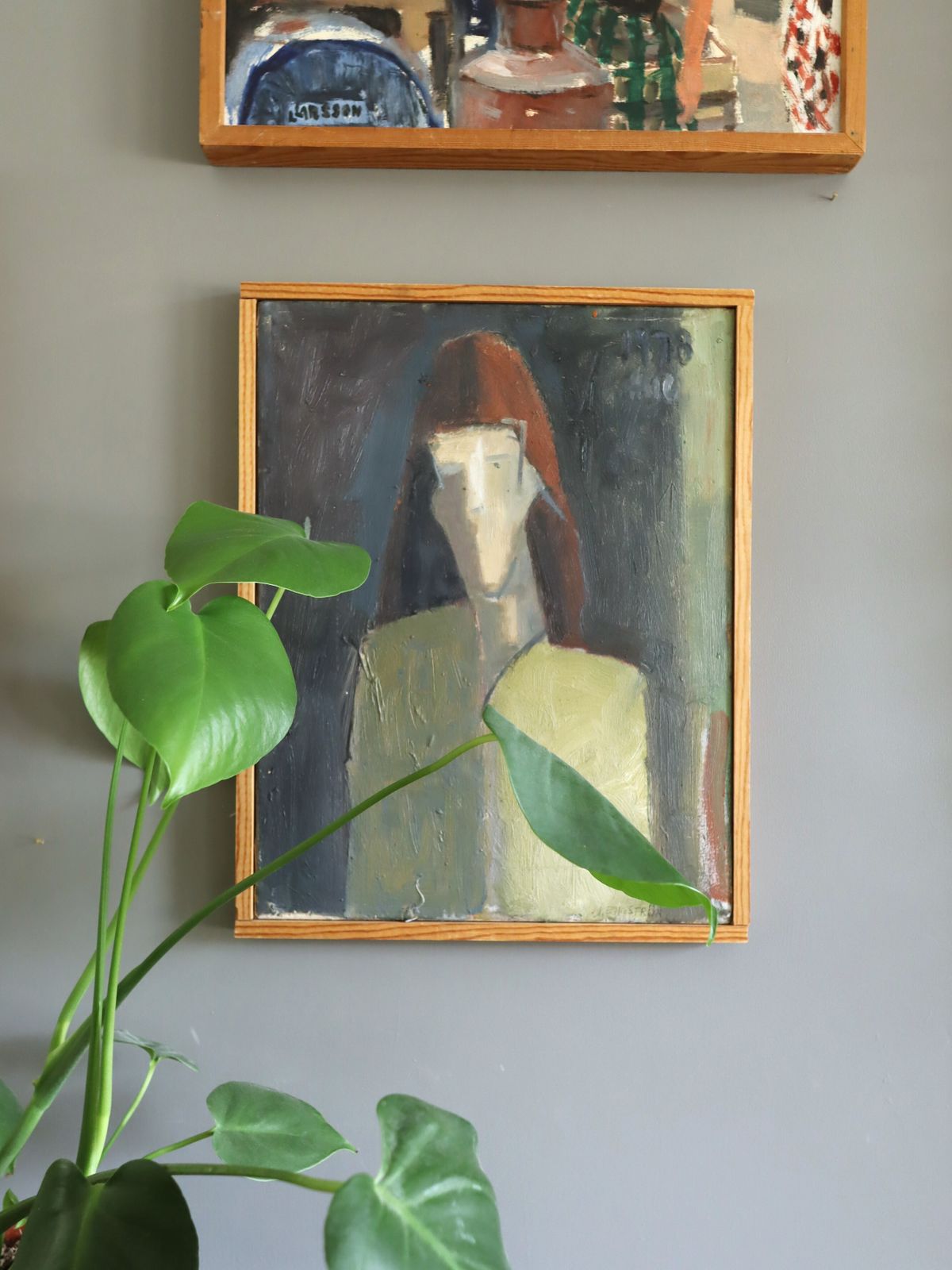 Maris Oil Painting, 1970s, Modernist photo Art