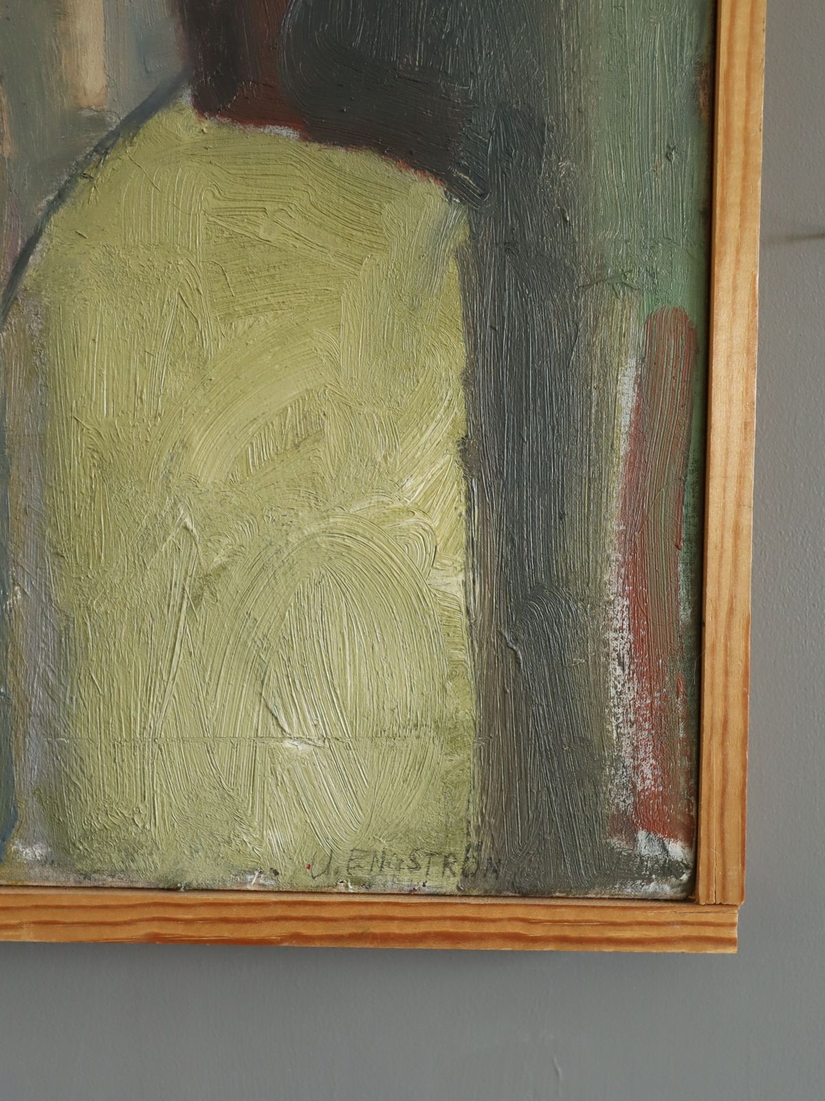 Maris Oil Painting, 1970s, Modernist photo buy