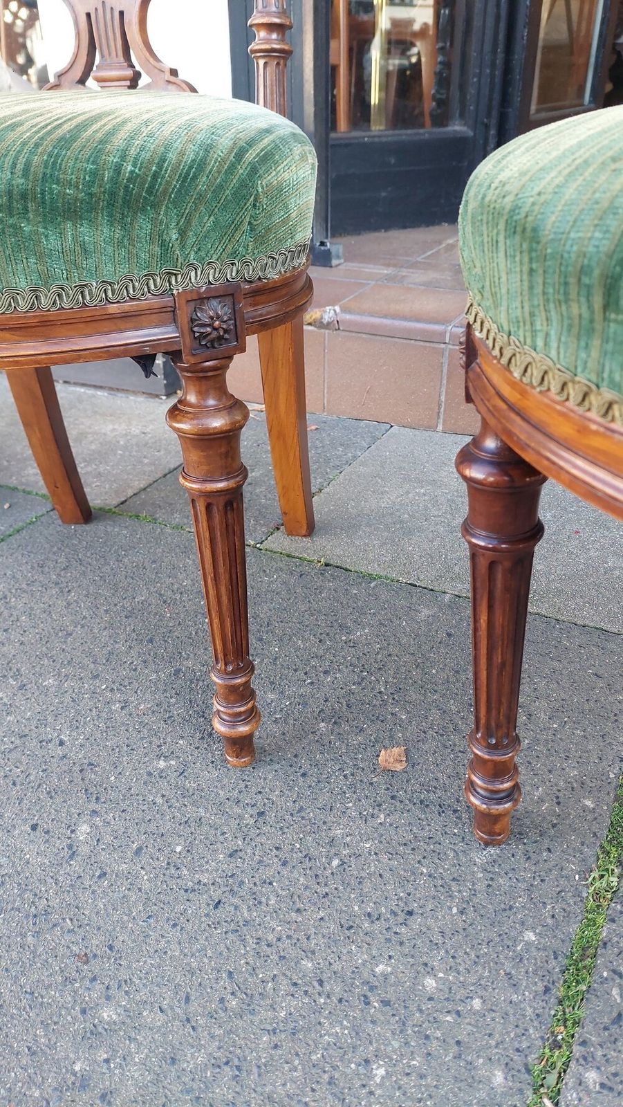 Pair Of Victorian Mahogany Occasional Chairs photo for sale