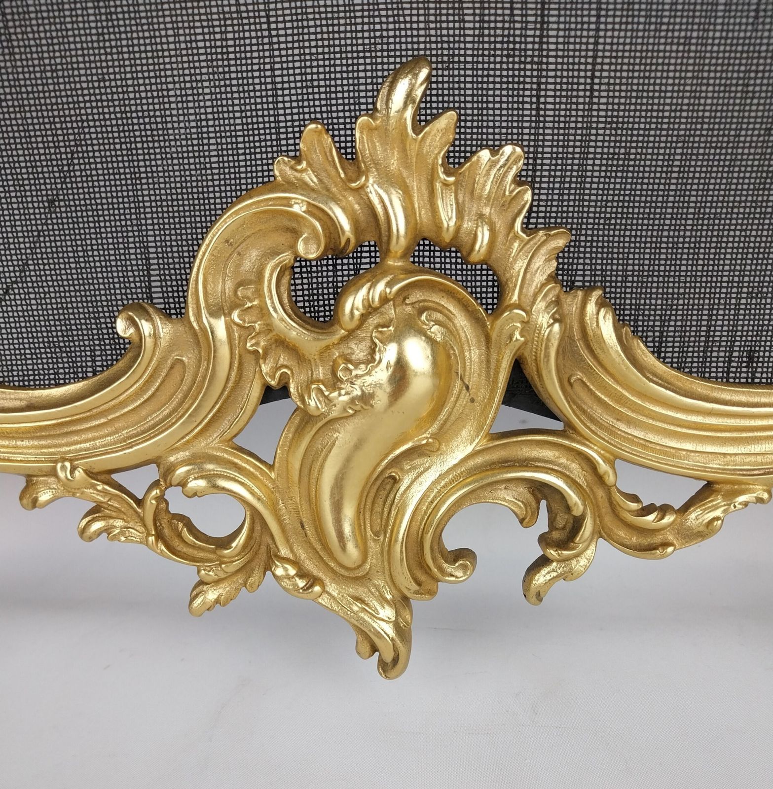 Gilt Bronze Fire Screen, 1900s photo furniture