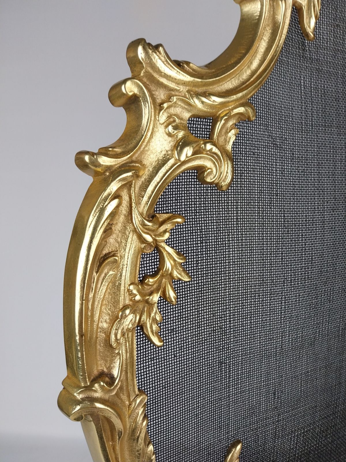 Gilt Bronze Fire Screen, 1900s photo 1375.0