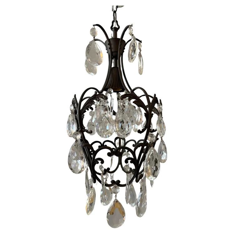 Antique Italian Cage Chandelier