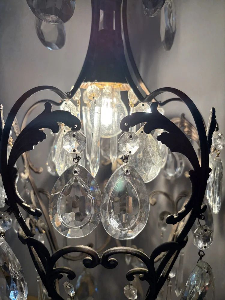 Antique Italian Cage Chandelier photo buy