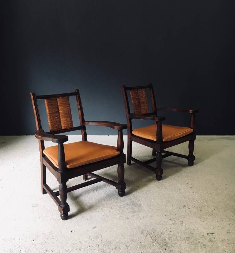 photo for sale Mid Century Modernist Arm Chair Set By Francis Jourdain, France 1940's