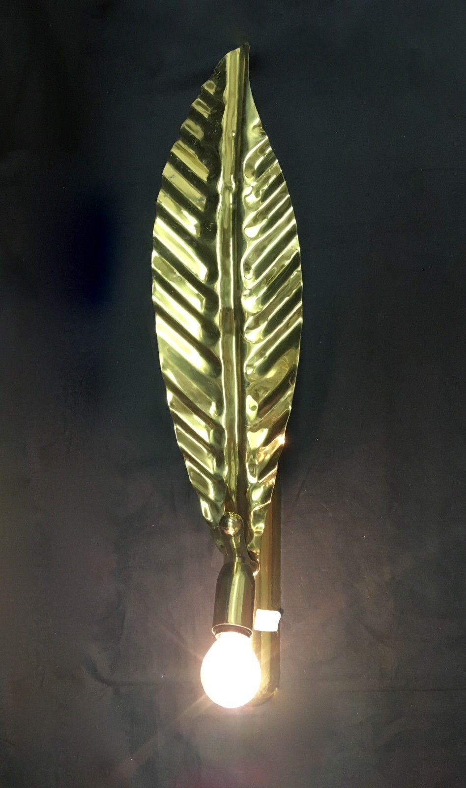 Vintage Barbi Metal Pair Sconce Made In Italy photo Home Decor