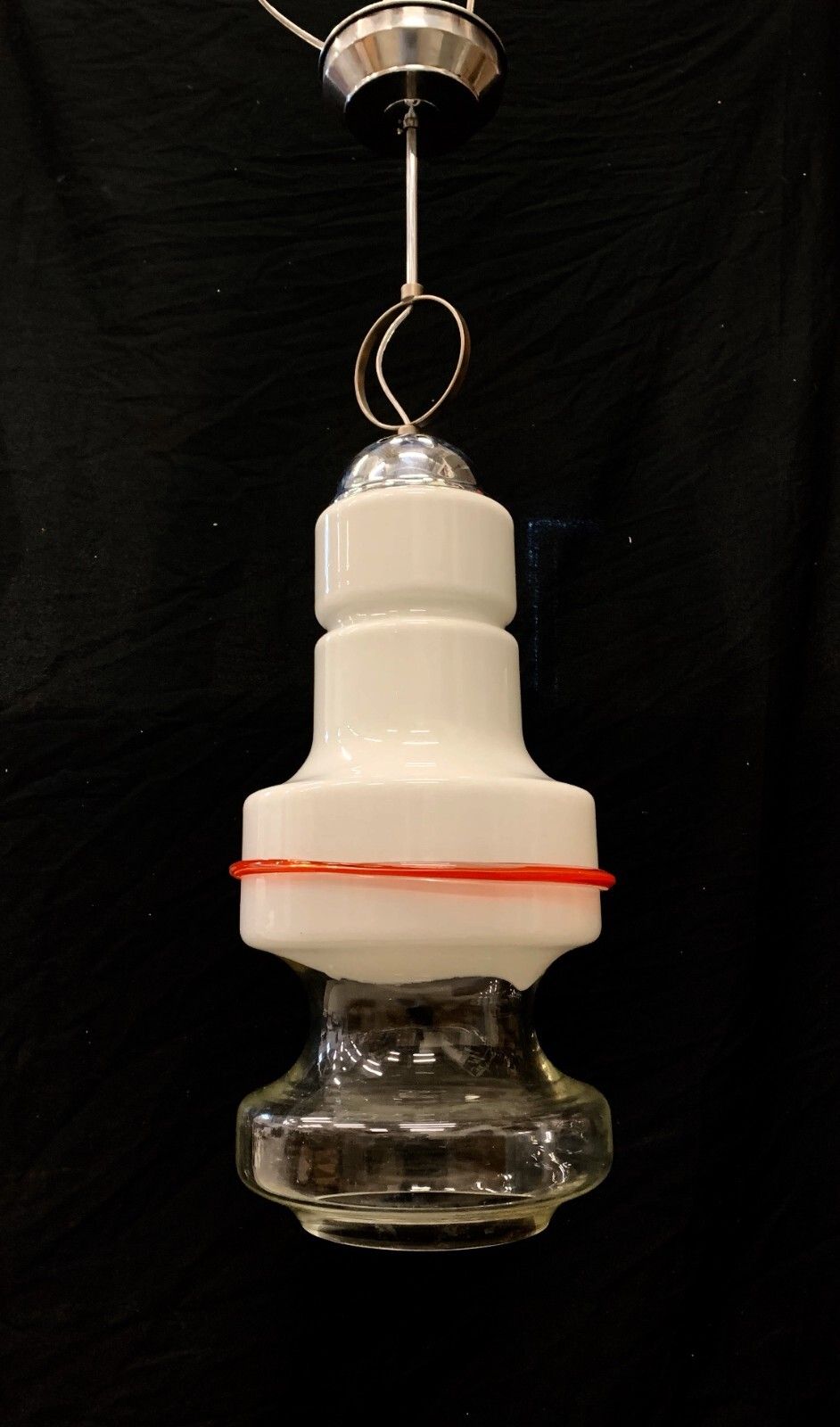 Murano Glass Chandelier Company Leucos 1970 Vintage Made In Italy