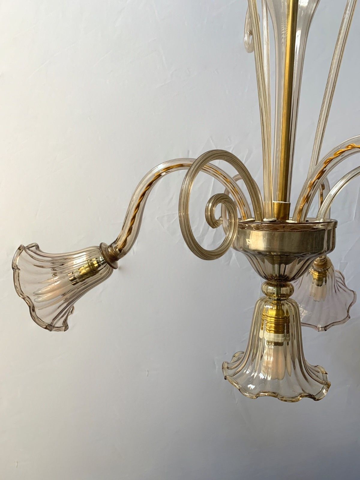 Cappellin Venini 1930 Murano Glass Chandelier photo 2174.0