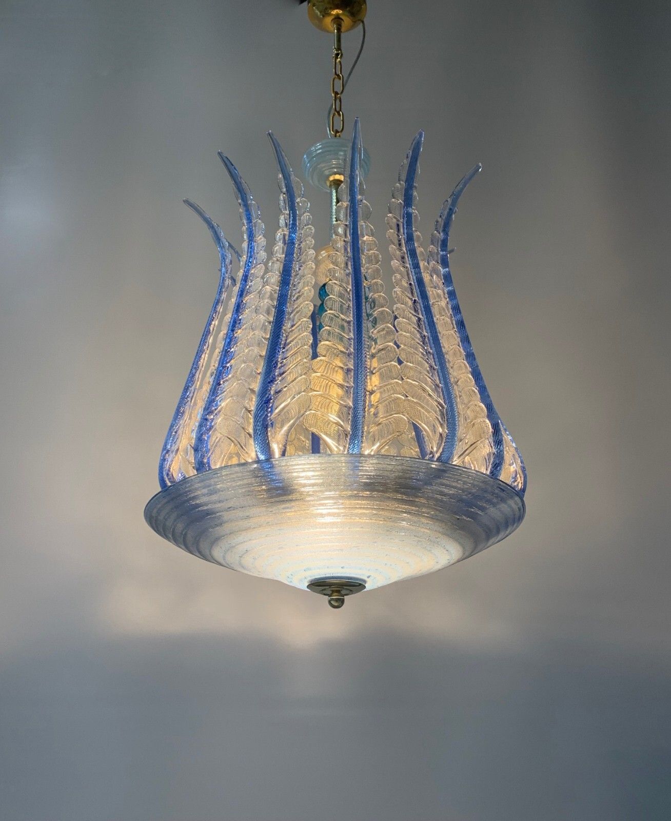 Seguso Murano Chandelier Made In Italy 1960 photo 5217.0