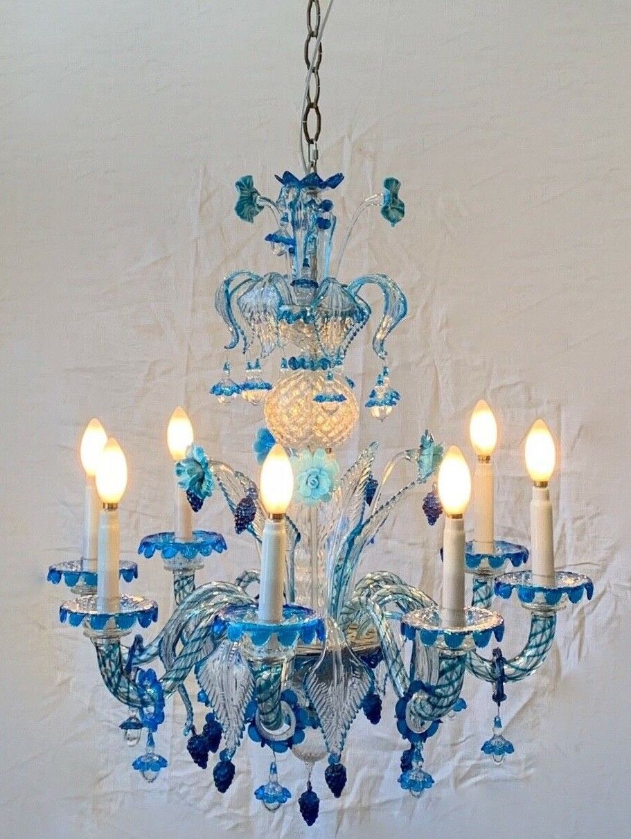 Vintage Murano Glass Chandelier Company A.V.E.M.