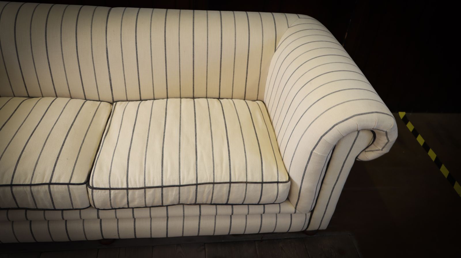 Furniture Superb Timothy Oulton Westminster Feather 2.5 Seater Leather Sofa Nautical Linen photo