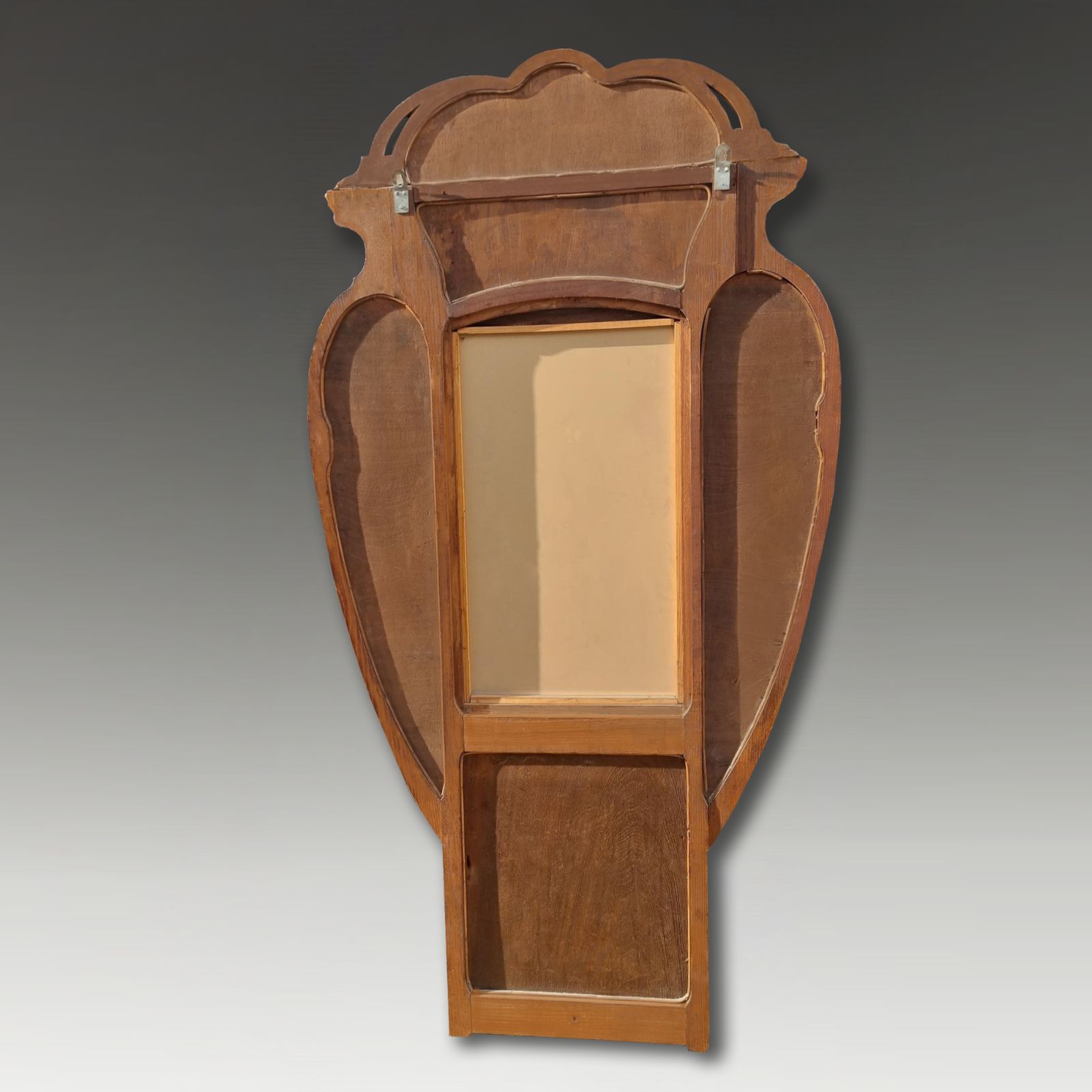 Important Art Nouveau Nancy Ecole Emile Galle Magnificent Hall Mirror Circa 1900 photo 4057.0