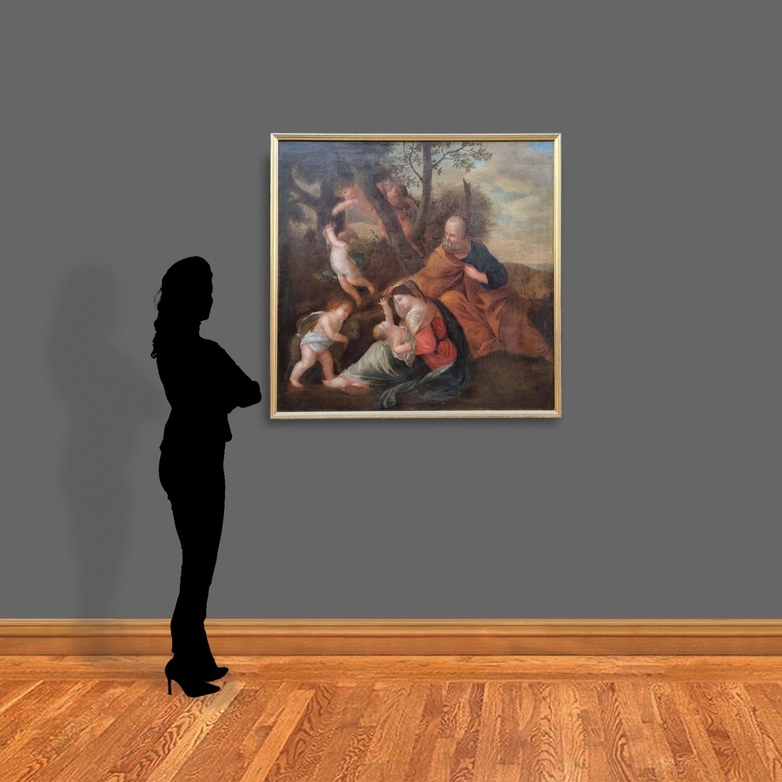 Old Master Painting  Circle Of Karel Philips Spierincks (1600 1639)  105cm H photo vinterior