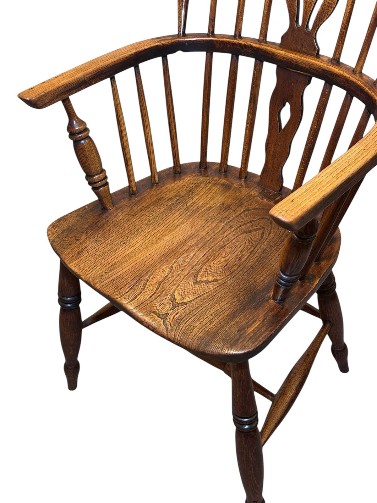 A 19th Century Ash And Elm Windsor Chair photo furniture