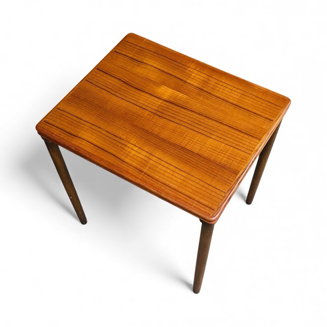 Danish Teak Nest Of Tables Salin Mobler Ceramic Surface Rare Mis Century C1960s photo vinterior