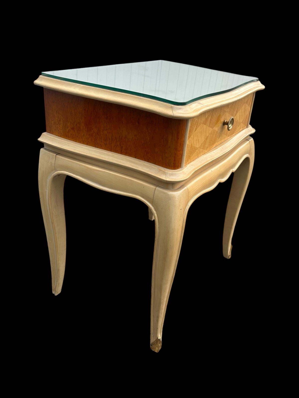 photo buy Pair Of Side Tables Attributed To Rene His